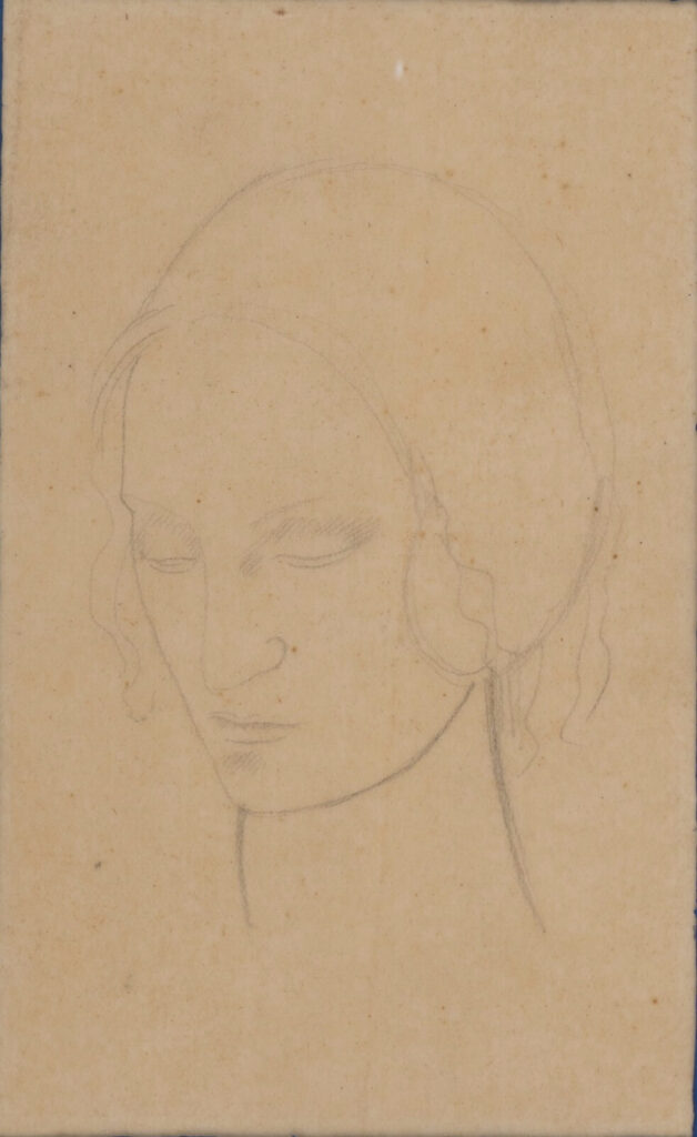 Winifred Knights - Study of Mary for St Martin's Altarpiece
