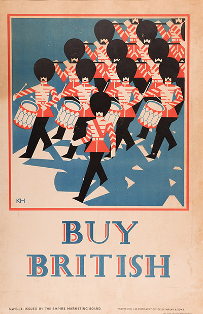 Karl Hagedorn (1889-1969), Poster: Buy British.