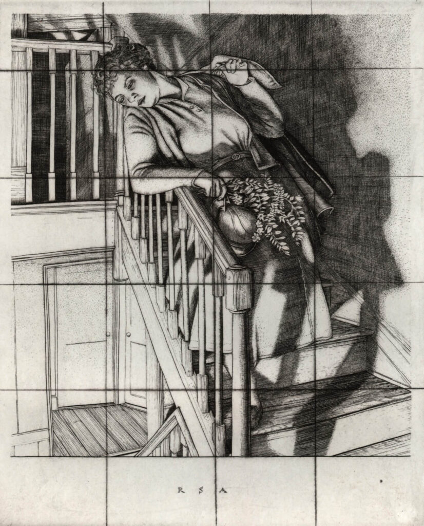 Girl on Stairs