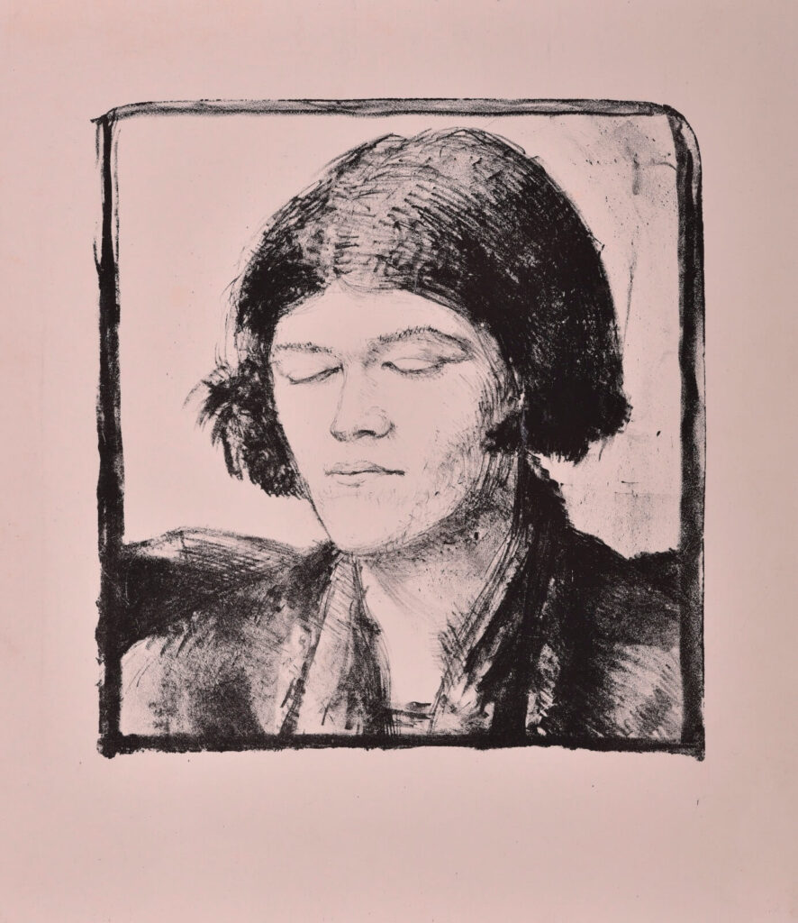 Girl with Eye's Shut 1925