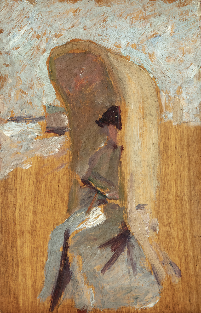 Women in Sedan - 1890 by Albert de Belleroche