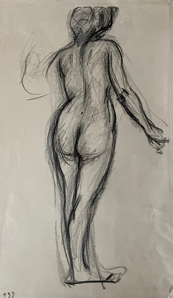 Standing nude