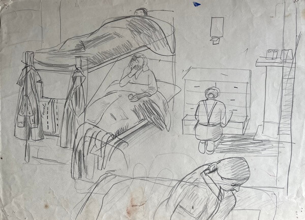 Sketch of Woman's Land Army