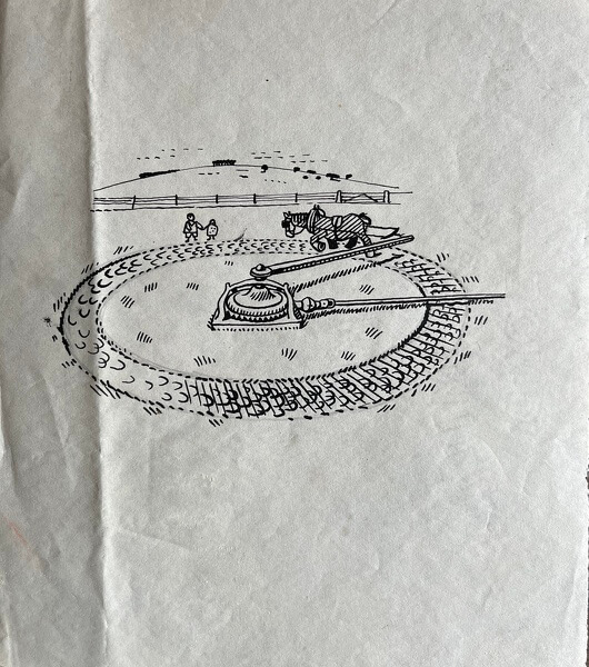 Farming sketch with Cattle