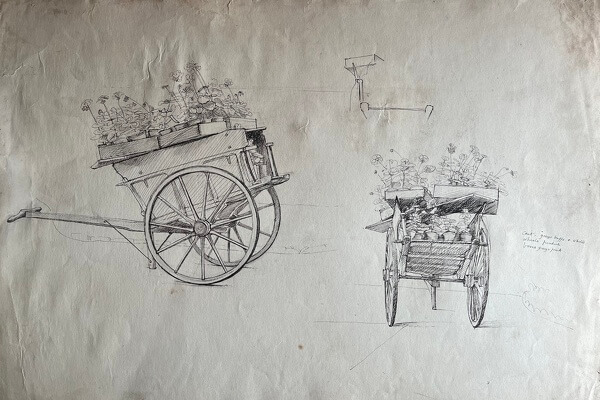 Wheelbarrow sketch