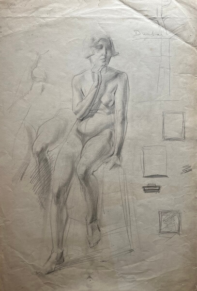 Seated Nude Study 2