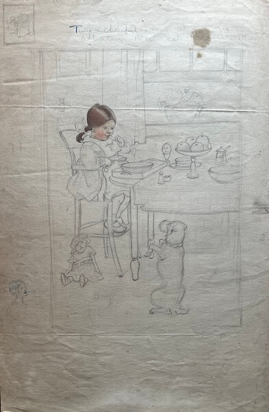 Dog Begging for Food