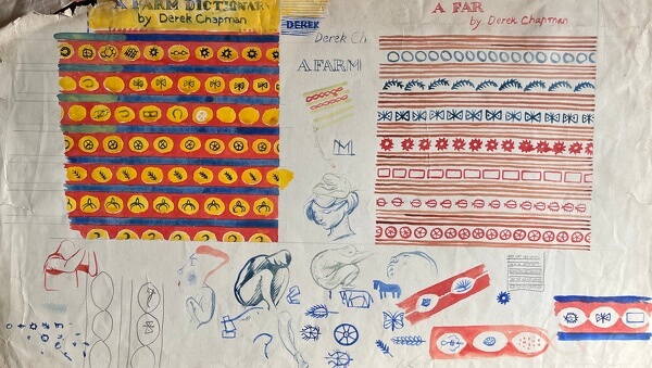 Farm Dictionary Illustration