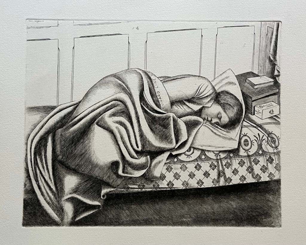 Phylis Austin Sleeping on the Cunard, (1932)