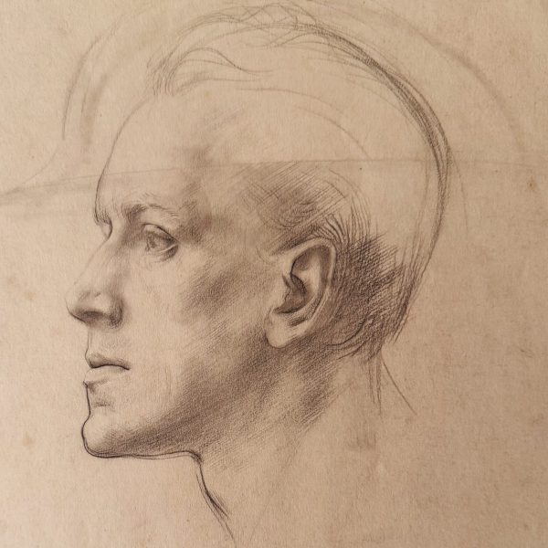 AK Lawrence-portrait in profile