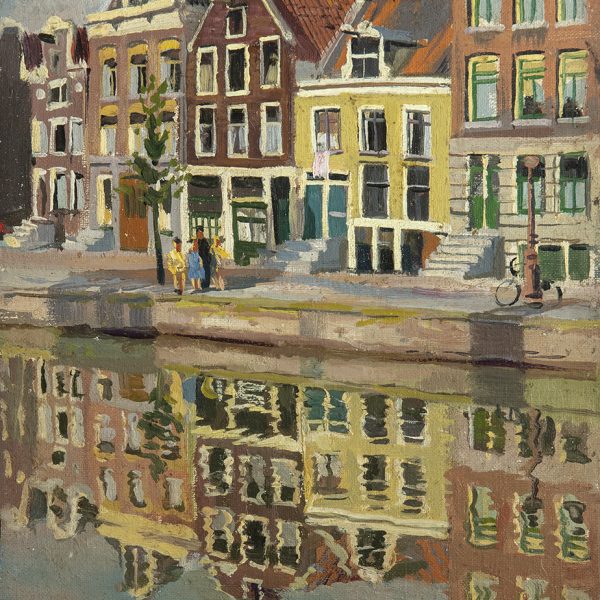 Amsterdam - a quiet canal by Stephen Bone