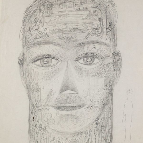 Barbara Jones - Study for Man at Work - a century of technical and social progress