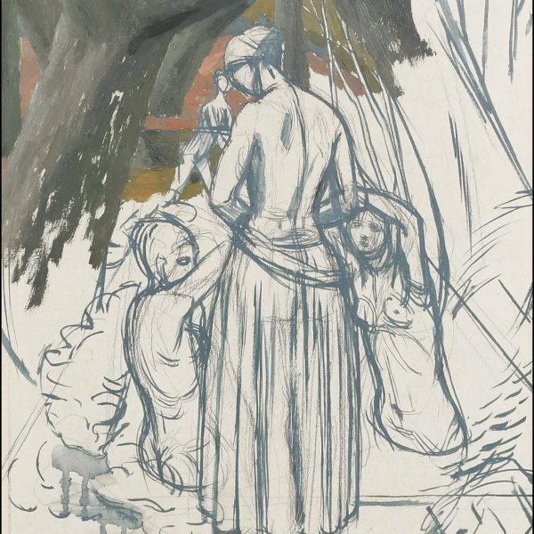 Bathsheba with two attendants, 1940’s