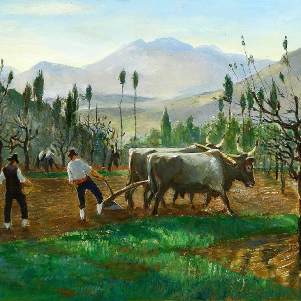 Charles Cundall - Italian Vineyard