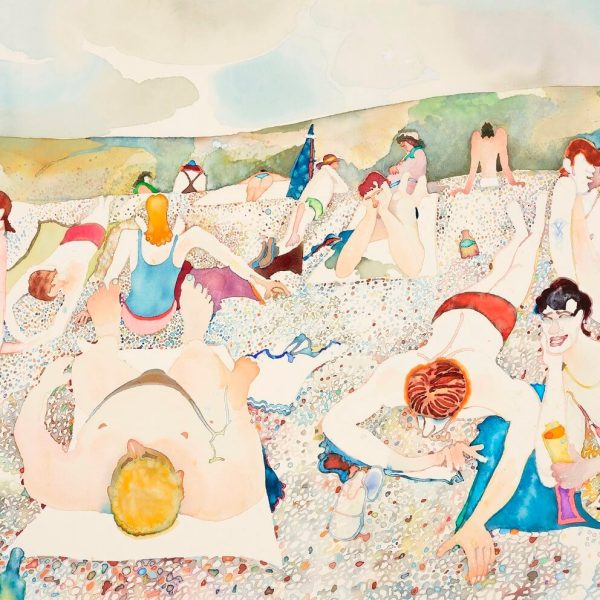 David Evans (1929–1988) - At the Beach (Shingle Street)