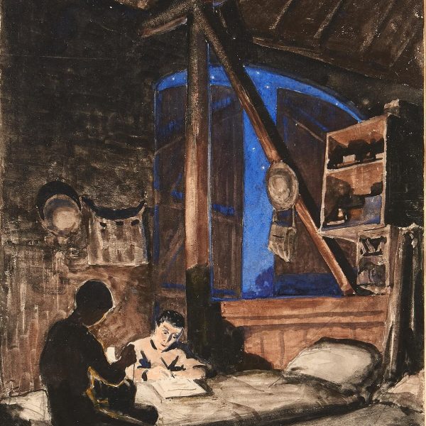 Ernest Procter - Sleeping Quarters of the French Civilian Evacuation Section