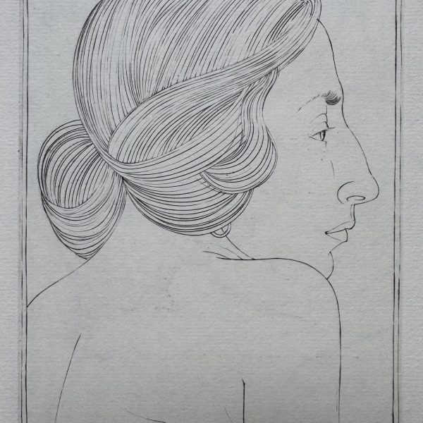 Gill Portrait of a lady [Moira, Mrs Gibbings] (296), 1925