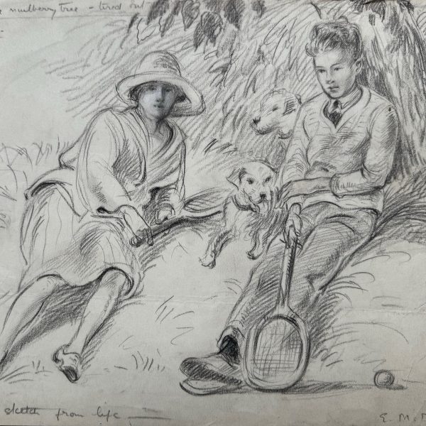 Mahoney - under the Mulberry tree, tired out