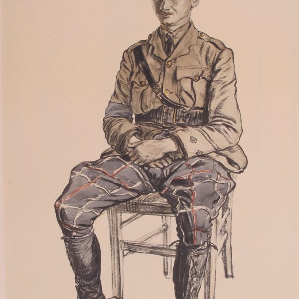 Muirhead Bone - A Highland Officer - Lieutenant D.H. Georgeson