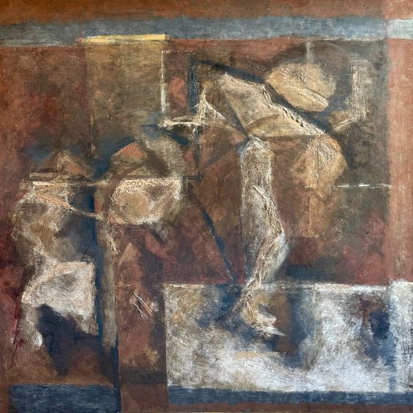 Red Nude and Landscape